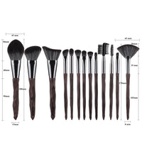 10/5Pcs Fan Diamond Coffee Face Eye Makeup Brushes Set Eyebrow Eyelash Powder Brush Pinceau Mascara Wands Brochas Maquillaje