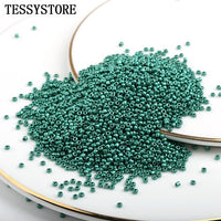 1000pcs/lot 2mm Austria Crystal Round Hole Bead Solid Color Czech Glass Seed Spacer DIY Beads For Kids Jewelry Making