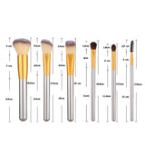 24/12Pcs Professional Makeup Brushes Set Tools With Bag Mutifunctional Foundation Face Eyeshadow Concealer Makeup Brush Kit