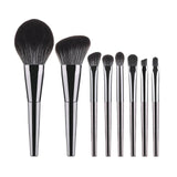 11/8pcs Natural Hair Green Makeup Brushes Foundation Powder Eyeshadow Eyebrow Brush Set Cosmetic Tool Profesional Maquillaje