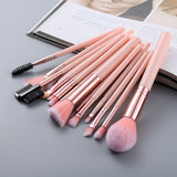 Kabuki Makeup Brushes Set Professional Foundation Blending Blush Concealer Eye Shadow Eyelash Cosmetics Brush Tool 5/15pcs