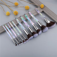 Diamond Fan Makeup Brushes Powder Foundation Eyeshadow Eyebrow for Face Cosmetics Make Up Brush Set Brochas Maquillajes