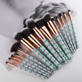 Makeup Brushes Set Blush Powder Eye shadow Eyeliner High Quality Brush Bohemia Fan Face Professional Single Brush