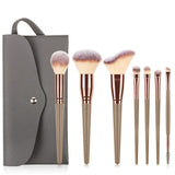 Black Makeup Brushes Set Eyeshadow Eyebrow Eyelash Foundation Beauty Cosmetics Make Up Brush Bag Tools Brochas De Maquillaje