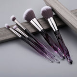 13/10/5pcs Crystal Makeup Brushes Set Powder Foundation Fan Brush Eye Shadow Eyebrow Professional Blush Makeup Brush Tools