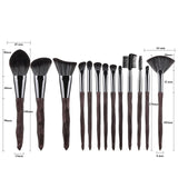 13/10/5pcs Crystal Makeup Brushes Set Powder Foundation Fan Brush Eye Shadow Eyebrow Professional Blush Makeup Brush Tools