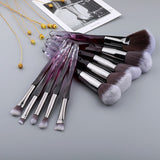 13/10/5pcs Crystal Makeup Brushes Set Powder Foundation Fan Brush Eye Shadow Eyebrow Professional Blush Makeup Brush Tools