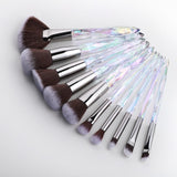 13/10/5pcs Crystal Makeup Brushes Set Powder Foundation Fan Brush Eye Shadow Eyebrow Professional Blush Makeup Brush Tools