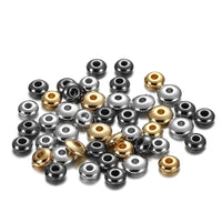 200-400pcs/lot 5 6mm CCB Charm Spacer Beads Wheel Bead Flat Round Loose Beads For DIY Jewelry Making Supplies Accessories