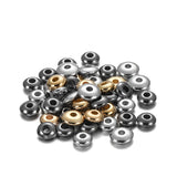 200-400pcs/lot 5 6mm CCB Charm Spacer Beads Wheel Bead Flat Round Loose Beads For DIY Jewelry Making Supplies Accessories