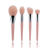 12pcs Soft Natural Hair Pink Makeup Brushes Professional Foundation Powder Eyeshadow Make Up Brush Set Brochas De Maquillaje