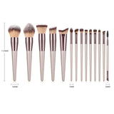 5/10pcs Super Soft Desiger Makeup Brushes Foundation Powder Blush Eyeshadow Blending Cosmetic Set Tools Brochas Maquillaje