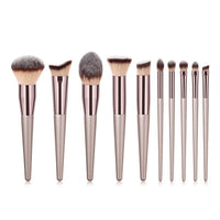 5/10pcs Super Soft Desiger Makeup Brushes Foundation Powder Blush Eyeshadow Blending Cosmetic Set Tools Brochas Maquillaje