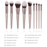 5/10pcs Super Soft Desiger Makeup Brushes Foundation Powder Blush Eyeshadow Blending Cosmetic Set Tools Brochas Maquillaje