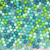 Light Blue Colors 4*6mm 50pcs Rondelle  Austria faceted Crystal Glass Beads Loose Spacer Round Beads for Jewelry Making