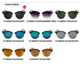 Classic Semi Rimless Sunglasses Men Women Driving Sport Metal Frame Sun Glasses