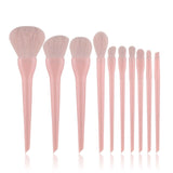 10pcs Colorful Makeup Brushes Set Professional Foundation Powder Blush Eyeshadow Eyebrow Blending Brush Cosmetic Beauty Tool