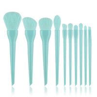 10pcs Colorful Makeup Brushes Set Professional Foundation Powder Blush Eyeshadow Eyebrow Blending Brush Cosmetic Beauty Tool