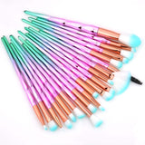 Professional Eyelash Makeup Brushes Set Eye Shadow Brush Eyebrow Brush Foundation Mascara Brushes Cosmetic Tools Kits