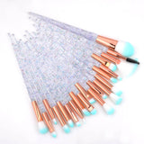 Professional Eyelash Makeup Brushes Set Eye Shadow Brush Eyebrow Brush Foundation Mascara Brushes Cosmetic Tools Kits