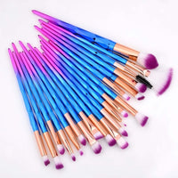 Professional Eyelash Makeup Brushes Set Eye Shadow Brush Eyebrow Brush Foundation Mascara Brushes Cosmetic Tools Kits