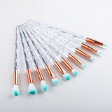 Professional Eyelash Makeup Brushes Set Eye Shadow Brush Eyebrow Brush Foundation Mascara Brushes Cosmetic Tools Kits