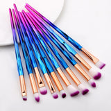 Professional Eyelash Makeup Brushes Set Eye Shadow Brush Eyebrow Brush Foundation Mascara Brushes Cosmetic Tools Kits