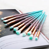 Professional Eyelash Makeup Brushes Set Eye Shadow Brush Eyebrow Brush Foundation Mascara Brushes Cosmetic Tools Kits