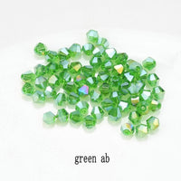 4mm Shiny Crystal Beads Bicone Beads Glass Beads Loose Spacer Beads for bracelet DIY Jewelry Making 200pcs