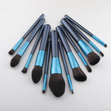 7/10/12pcs Wood Handle Makeup Brushes Set Blush Powder Foundation Eye Eyeliner Eyebrow Face Make Up Brush Cosmetic Tools Kit