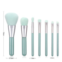 7/10/12pcs Wood Handle Makeup Brushes Set Blush Powder Foundation Eye Eyeliner Eyebrow Face Make Up Brush Cosmetic Tools Kit