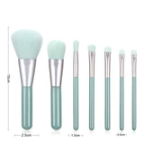 7/10/12pcs Wood Handle Makeup Brushes Set Blush Powder Foundation Eye Eyeliner Eyebrow Face Make Up Brush Cosmetic Tools Kit