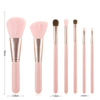 7/10/12pcs Wood Handle Makeup Brushes Set Blush Powder Foundation Eye Eyeliner Eyebrow Face Make Up Brush Cosmetic Tools Kit