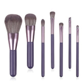 7/10/12pcs Wood Handle Makeup Brushes Set Blush Powder Foundation Eye Eyeliner Eyebrow Face Make Up Brush Cosmetic Tools Kit