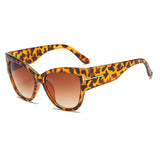 Women Big Cat Eye Sunglasses Ladies Trending T-Shaped Personality Sunglasses UV400