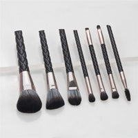 White Crocodile Pattern Makeup Brushes Set With Bag Foundation Powder Eyelash Double Head Eyebrow Comestic Make Up Brush Kit