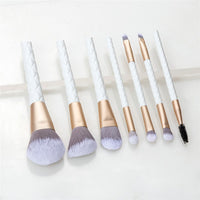 White Crocodile Pattern Makeup Brushes Set With Bag Foundation Powder Eyelash Double Head Eyebrow Comestic Make Up Brush Kit