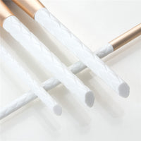 White Crocodile Pattern Makeup Brushes Set With Bag Foundation Powder Eyelash Double Head Eyebrow Comestic Make Up Brush Kit