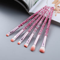 Transparent Makeup Brushes Tool Set Cosmetic Powder Eye Shadow Foundation Blush Blending Beauty Make Up Brush Kit Tools