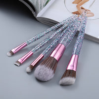 Transparent Makeup Brushes Tool Set Cosmetic Powder Eye Shadow Foundation Blush Blending Beauty Make Up Brush Kit Tools