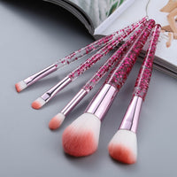 Transparent Makeup Brushes Tool Set Cosmetic Powder Eye Shadow Foundation Blush Blending Beauty Make Up Brush Kit Tools