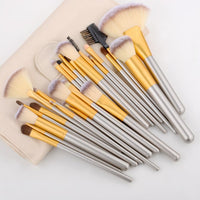 24/12Pcs Professional Makeup Brushes Set Tools With Bag Mutifunctional Foundation Face Eyeshadow Concealer Makeup Brush Kit