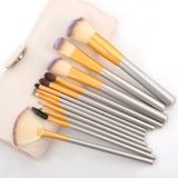 24/12Pcs Professional Makeup Brushes Set Tools With Bag Mutifunctional Foundation Face Eyeshadow Concealer Makeup Brush Kit