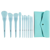 Candy Makeup Brushes Set Foundation Powder Blush Eyeshadow Brush Cosmetics Puff Eyelash Tweezers Eyebrow Razor Bag Kit Tools