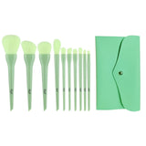 Candy Makeup Brushes Set Foundation Powder Blush Eyeshadow Brush Cosmetics Puff Eyelash Tweezers Eyebrow Razor Bag Kit Tools