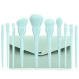 Candy Makeup Brushes Set Foundation Powder Blush Eyeshadow Brush Cosmetics Puff Eyelash Tweezers Eyebrow Razor Bag Kit Tools