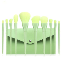 Candy Makeup Brushes Set Foundation Powder Blush Eyeshadow Brush Cosmetics Puff Eyelash Tweezers Eyebrow Razor Bag Kit Tools