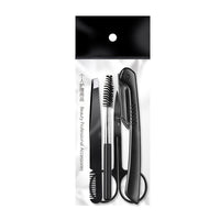 Black Eyebrow Trimmer Razor Kit Scissors Comb Tweezers Eyelash Brush Makeup Cosmetic Beauty Accessories Tools Box To Choose