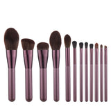 7/10/12pcs Wood Handle Makeup Brushes Set Blush Powder Foundation Eye Eyeliner Eyebrow Face Make Up Brush Cosmetic Tools Kit