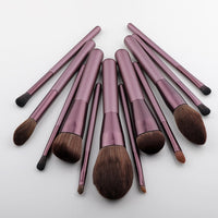 7/10/12pcs Wood Handle Makeup Brushes Set Blush Powder Foundation Eye Eyeliner Eyebrow Face Make Up Brush Cosmetic Tools Kit